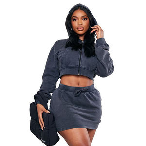Women's Cropped Hoodie Casual Fashion Long Sleeve Pullover Hooded Sweatshirt Streetwear <b>Crop</b> <b>Top</b> - Product Image 5