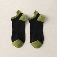 Chaussettes courtes pour hommes 100% coton de haute qualité respirantes hiver mi-mollet décontractées douces antidérapantes coupe basse logo personnalisé écologiques