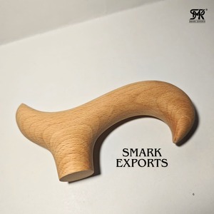 Empuñadura Ergonómica Redonda de Madera para Bastón, Hecha a Mano y Pulida, Repuesto para Soporte de Movilidad - Product Image 4