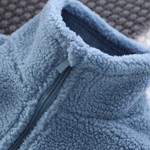 Chaleco de Forro Polar Sherpa Suave, Unisex, Ropa Deportiva Informal, Transpirable, Ecológico, 100% Poliéster, Servicio OEM, Ropa de Invierno - Product Image 4