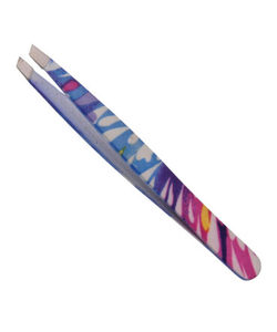 Pinzas para Cejas de Acero Inoxidable Impresas con Punta Inclinada, Diseño Profesional Personalizado OEM - Product Image 2