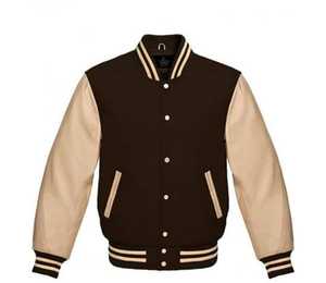 Chaqueta Universitaria de Béisbol Unisex, Estilo Letterman, Talla Grande, Personalizada con Impresión y Bordado de Alta Calidad - Product Image 3