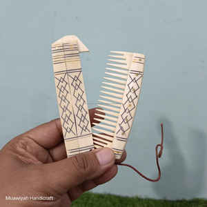 Diseño de lujo, la mejor calidad, peine de hueso tallado a mano Premium, dientes finos y anchos, estilo de lujo Animal con tamaño personalizado y tallado - Product Image 4