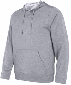 Custom Heather <b>Grey</b> Pullover Hoodie 100% Cotton Fleece Eco-Friendly Kangaroo Pocket Casual Streetwear <b>Sweatshirt</b> OEM ODM Private - Product Image 1