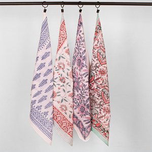 Pañuelos de Algodón con Estampado Boho Floral, Estilo Vintage, para Adultos, Bandanas Clásicas para Hombre, Multicolor, Tejidas, Accesorios de Regalo - Product Image 5