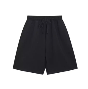 Pantalones cortos de algodón para hombre con cintura ajustable con cordón, ropa casual personalizada, proveedor de pantalones cortos de algodón para hombre, pantalones cortos de algodón transpirables - Product Image 6