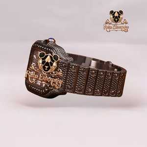 Contemporary Style Analog <b>Watch</b> with Intricate Face Detailing and Sculptural Metal <b>Bracelet</b>. - Product Image 1