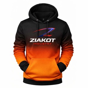 Direct From the Industry Wholesale Custom High Quality Men Thick Winter Full Zip Warm Faux Fur <b>Sherpa</b> Fleece <b>Lined</b> Hoodie - Product Image 3