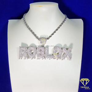 Collar con Colgante de Corona de Hip Hop 'CCEO' con Diamantes de Moissanita, Cadena de Diamantes, Joyería Hip Hop - Product Image 5