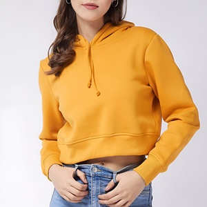 Sudadera Corta con Capucha para Mujer, Modelo 2026, Precio al por Mayor, Artículo Nuevo, Directo de Fábrica, Talla y Diseño Personalizados, Logotipo Bordado - Product Image 2