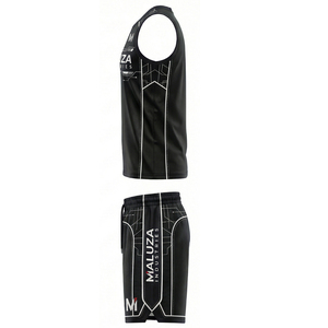 Ensemble de maillots de basket respirants de haute qualité, uniformes personnalisés pour équipes, fabricant OEM ODM, été, grandes tailles, imprimés - Product Image 3