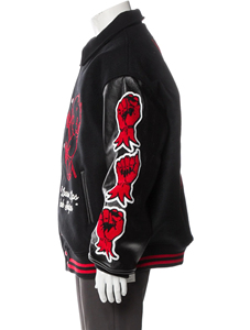 Wholesale Oversized Brown Custom Logo Pattern <b>Varsity</b> <b>Jacket</b> For <b>Men</b> Letterman College <b>Bomber</b> <b>Jacket</b> Baseball <b>Jacket</b> For Winter - Product Image 6
