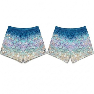 Shorts pour femmes de style vintage, sublimation, respirant, haute élasticité, séchage rapide, 220 GSM, léger, streetwear, vêtements de plage, AI-BS-106 - Product Image 3