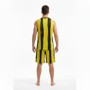 Uniforme de baloncesto para hombre, cómodo y popular, material transpirable y duradero, conjunto de camiseta y pantalones cortos de baloncesto para hombre. - Product Image 2