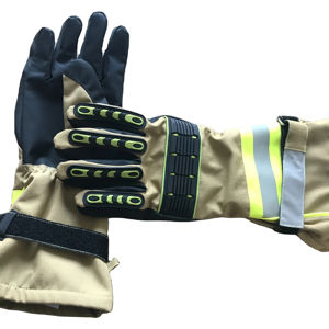 Popular Heavy Duty Cowhide Leather Driver <b>Gloves</b> for Cold Work Fireproof Construction Work Protection Firefighter <b>Gloves</b> - Product Image 3