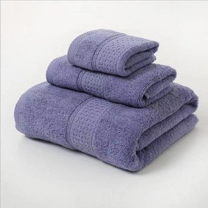 Ensemble de serviettes de bain 100% coton, douces, absorbantes, brodées, jetables, pour usage domestique, ensembles cadeaux compressés - Product Image 6