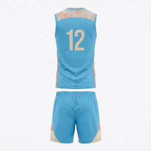 Ensemble d'uniformes de basketball unisexe - 100% polyester, maillot d'équipe personnalisé, short à cordon de serrage, impression numérique, col en V, vêtements de sport toutes saisons - Product Image 2