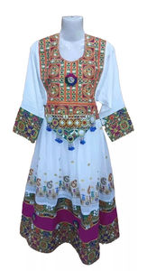 Nouvelles arrivées : Robes afghanes Kuchi élégantes pour femmes, manches longues, robes de soirée maxi, robes Pathani afghanes élégantes et respirantes. - Product Image 4