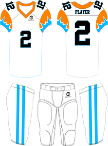 Uniforme de football américain personnalisé de nouveau style dernier modèle uniformes de football américain de couleur personnalisée - Product Image 5