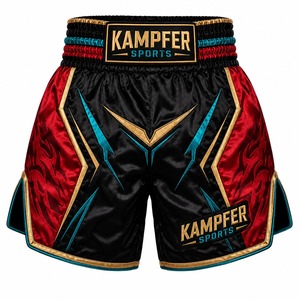 Diseños Más Populares, Shorts de Boxeo Muay Thai Unisex Hechos a Medida, 100% Poliéster/Algodón Premium de 240g, Duraderos, de Secado Rápido y Transpirables - Product Image 5