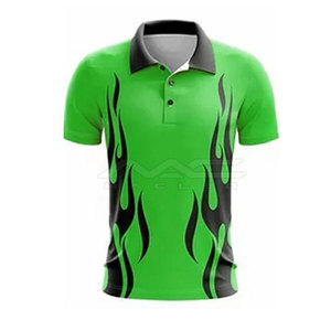 ชุดแข่งขันคริกเก็ตโพลีเอสเตอร์แบบซับลิเมชั่น ออกแบบทีมได้ตามต้องการ ระบายอากาศได้ดี สำหรับผู้ชาย แขนสั้น สำหรับการแข่งขัน - Product Image 5