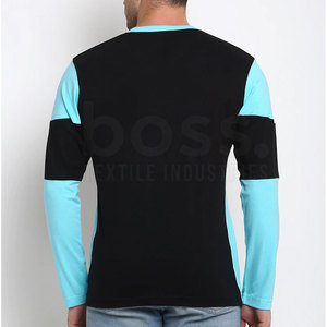 T-shirt à manches longues durable avec couleurs personnalisées et finition de tissu lisse pour les commandes de vêtements en gros - Product Image 3