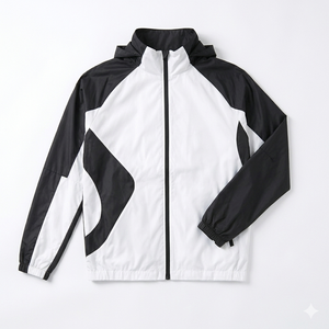 Highly Customized Logo <b>Pullover</b> <b>Jacket</b> Set for <b>Men</b> Blank Nylon Sportswear Outfit Lightweight Training & Casual Activewear - Product Image 2