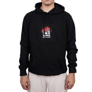 Sweat à capuche thermique respirant en coton 100% pour homme avec logo personnalisé du fabricant, de haute qualité, broderie 3D pour l'hiver - Product Image 1