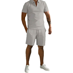 Professional Men's Summer Shorts Set High Quality Casual Outfit <b>T</b>-<b>Shirts</b> Canvas Quick Dry Breathable High Street Style - Product Image 1