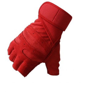 Gants de moto en cuir véritable, style demi-doigts, antidérapants, pour hommes et femmes, pour l'automne et l'hiver - Product Image 3