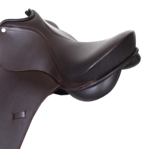 Silla de montar inglesa de cuero genuino premium para salto, cómoda y duradera, para entrenamiento y competición. - Product Image 2