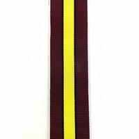 Rubans en soie moirée de qualité supérieure avec filigrane pour récompenses cérémonielles, tenues de cérémonie et décorations de style décontracté et classique