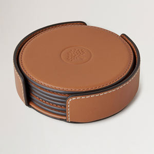 Juego de Posavasos de Cuero Grabado con Soporte, Hechos a Mano, con Logotipo, Exportación a Granel, Resistentes al Calor, Decoración de Mesa, Proveedor de Fábrica OEM, India - Product Image 5