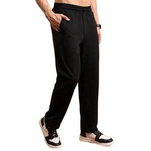 Pantalon de survêtement personnalisé pour homme – Style décontracté chic, idéal pour la gym et le sport en extérieur – Pantalon uni teint - Product Image 3