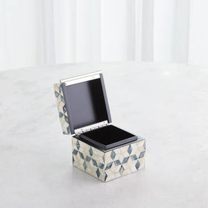 Boîte en nacre faite à la main, fabricant en gros, boîte de rangement de bijoux de luxe avec incrustation de nacre, décoration d'intérieur - Product Image 4