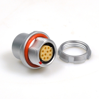 Adaptateur femelle automobile RAYMO RM-D-1F1C-307-KS 7P, panneau de réceptacle, connecteur poussoir-tiroir
