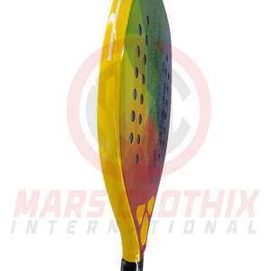 Raqueta de pádel deportiva profesional en venta, cara de fibra de carbono, mango de agarre suave, raqueta de pádel con peso equilibrado - Product Image 4