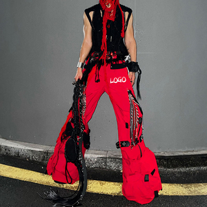 Pantalon cargo décontracté pour homme 100 % coton, coupe ample, léger, confortable, séchage rapide, tissu épais uni - Product Image 6