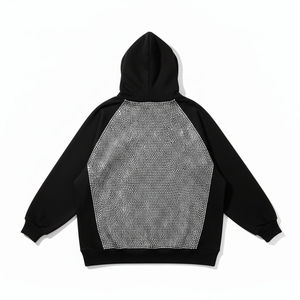 Casual Fashion Pullover High Quality Shiny Rhinestones <b>Hoodie</b> Streetwear Oversized Breathable Custom Manufacturer Hoodies - Product Image 2