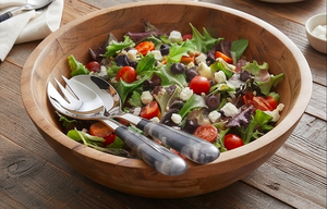 Ensemble de couverts en acier inoxydable avec manche en résine marbrée noire, tête en acier poli miroir, idéal pour la cuisine, la table, l'hôtel et le restaurant - Product Image 6