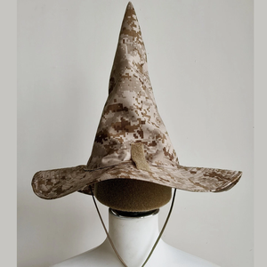 Sombrero de Bruja Unisex Ajustable con Estampado de Camuflaje para Uso en Exteriores, Estilo Casual de Primavera/Verano, Material de Lona de Poliéster - Product Image 5