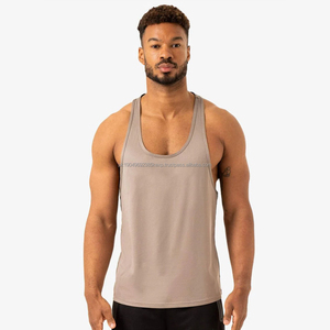 Vente en gros de débardeurs en coton pour hommes pour l'été, logo personnalisé, débardeur de musculation pour la salle de sport, débardeur de musculation pour hommes - Product Image 1