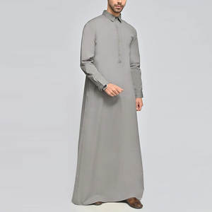 Vêtements islamiques à séchage rapide et tendance, Jubbah Thobe pour hommes, nouveau design 2026, Jubba respirante à vendre en Arabie Saoudite, thobe / thawb - Product Image 4