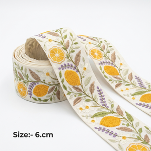 Eco-Friendly Vintage Embroidery <b>Lace</b> with Floral Pattern and Computer Embroidery for Dresses Shoes Saris-Bulk OEM Export - Product Image 1