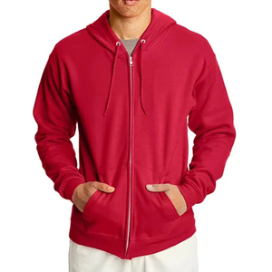 Sudadera con Capucha de Invierno para Hombre de Alta Calidad, con Cierre, Tejido de Felpa, Bordada, Talla Grande, Casual, Ecológica y Transpirable - Product Image 1