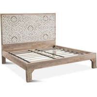 Lit mural en bois massif de luxe, taille personnalisée, mobilier de chambre moderne style mid-century, haute qualité, gonflable et pliable, best-seller