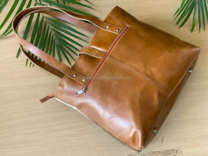 Bolso de mano grande de cuero de vaca hecho a mano occidental con pelo Real en cuero de vaca Vintage vaquera elegante 100% bolsos de compras de lujo de cuero de vaca - Product Image 5