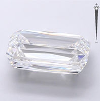 Certificat IGI - Diamant de laboratoire CVD Ahsoka taille radiant 3,43 carats, couleur D, clarté VVS1, pour la fabrication de bijoux ROYAL GEMS 781645576