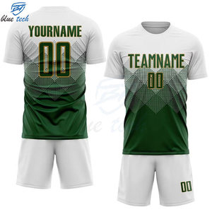 Wholesale Custom Football Jersey Set Short Black Red Soccer Uniform Sublimation Training Kit OEM Quick Dry Breathable 100% - Product Image 5