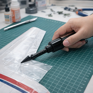 Plancha de calor portátil profesional con temperatura ajustable y doble punta para acolchado, apliques, cinta de biais y cubiertas de aeromodelismo - Product Image 2